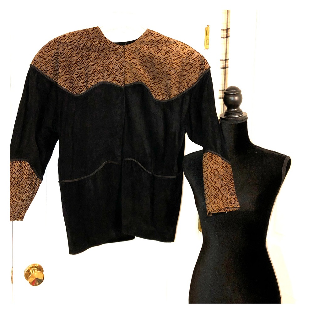 Vintage Cache Women’s Black Suede Jacket